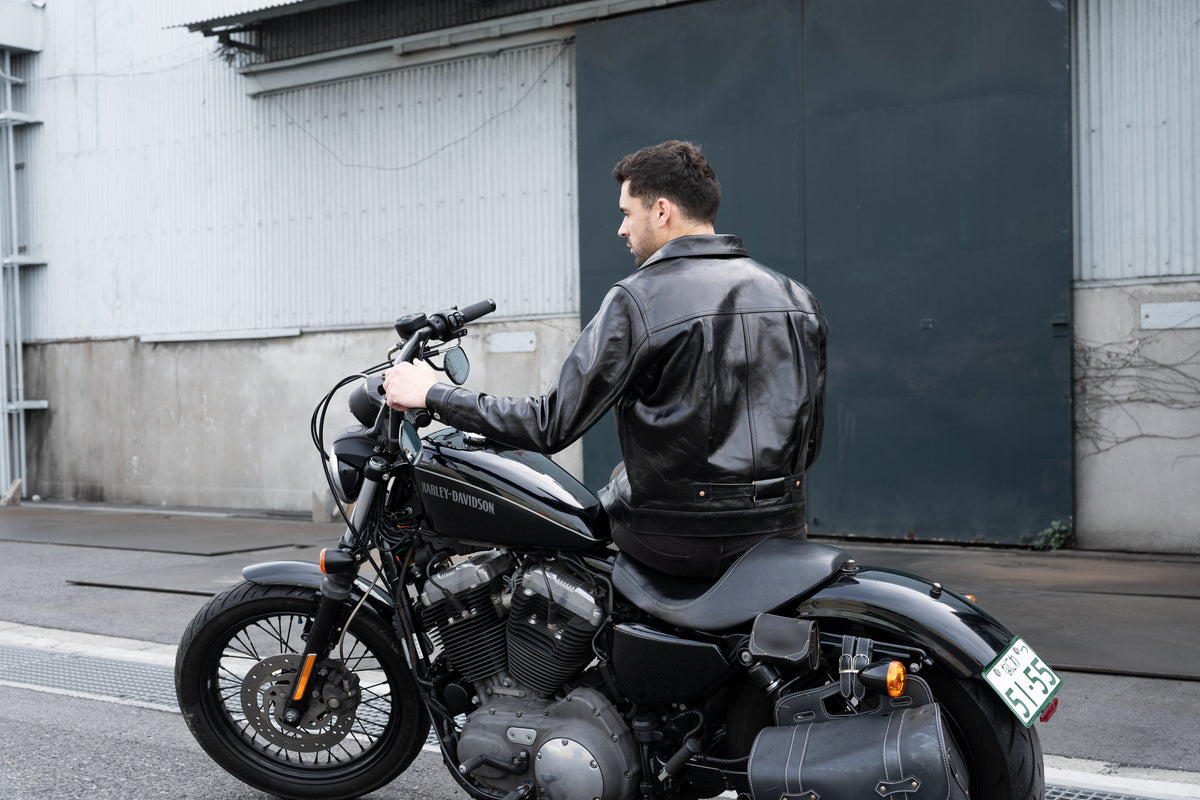 T-Back Tea-Core Horsehide Leather Jacket