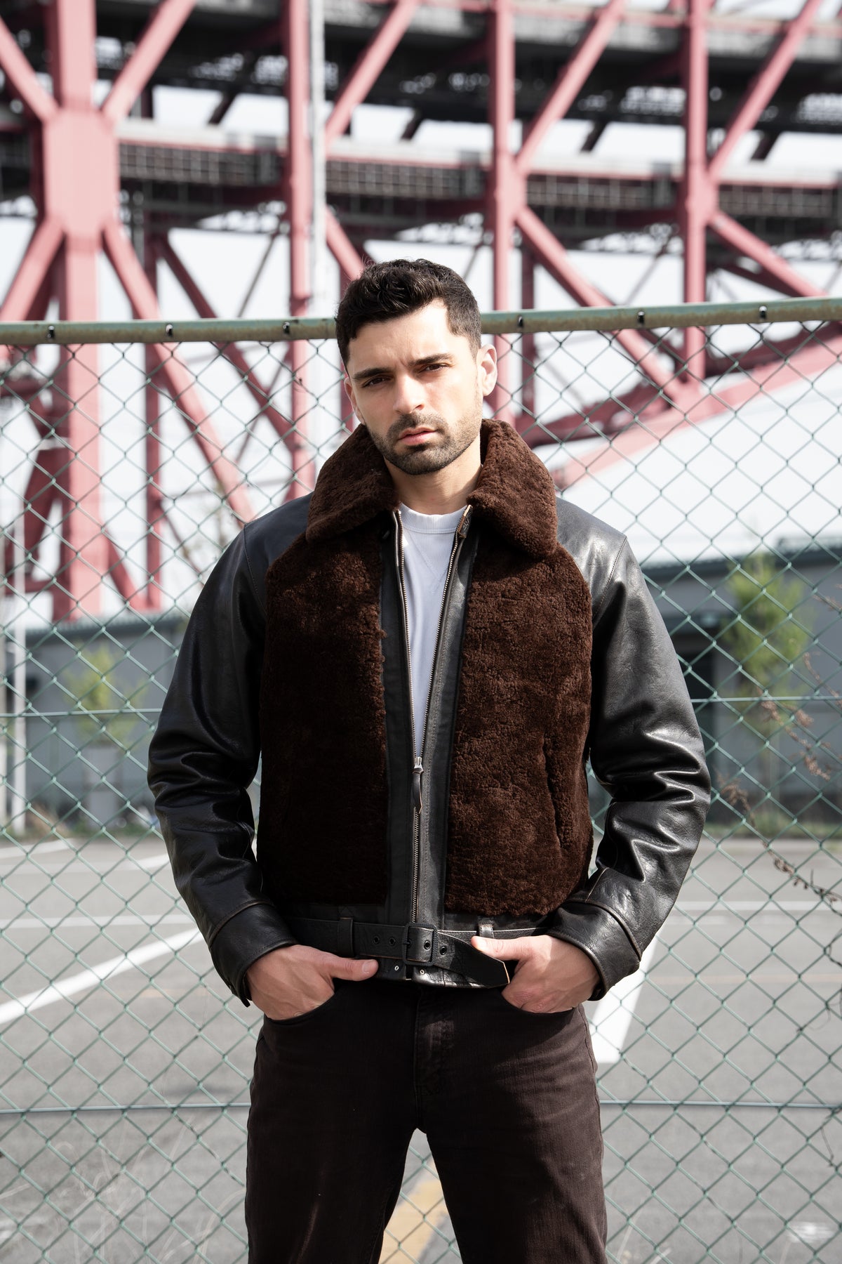 Grizzly Tea-Core Horsehide Leather Jacket
