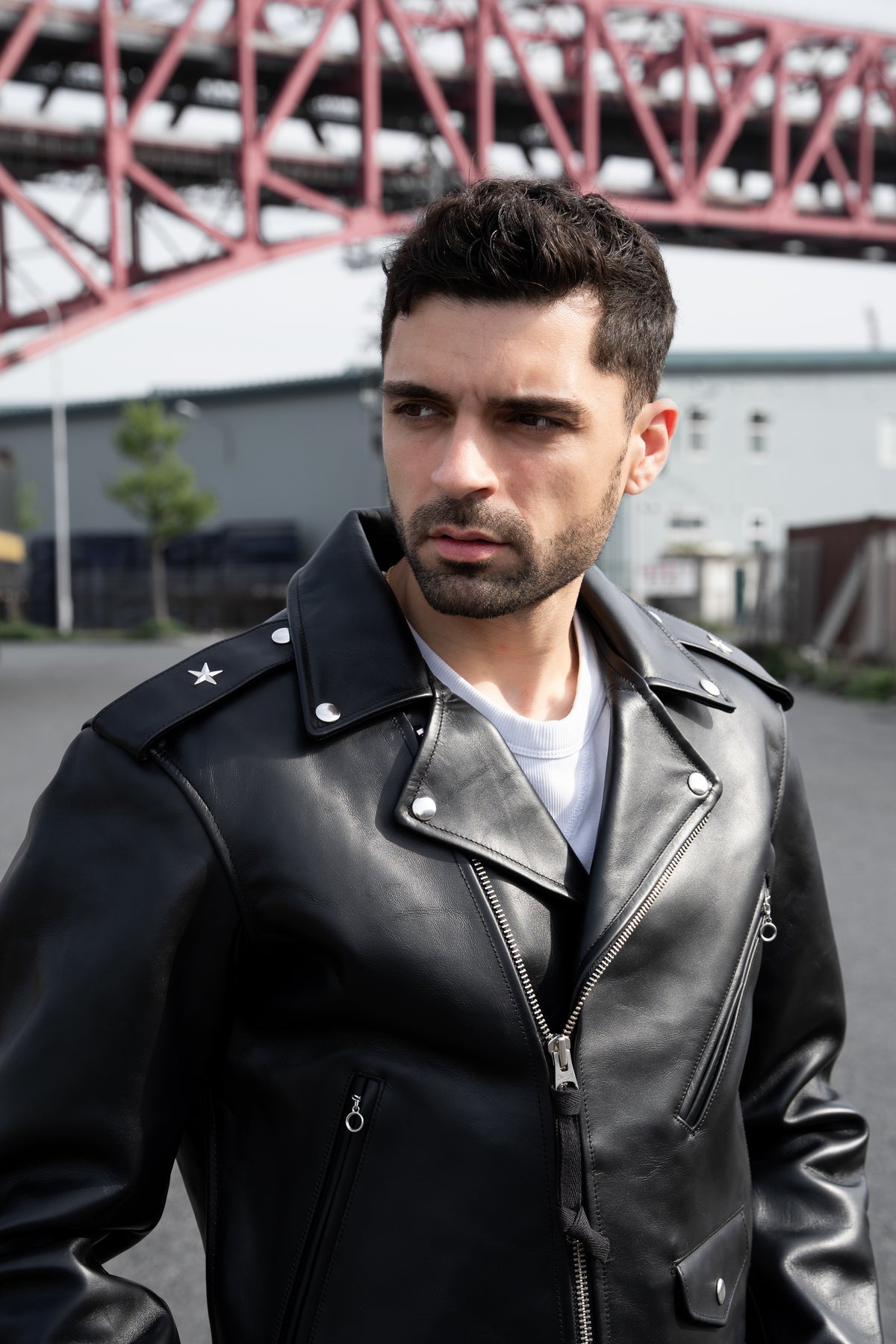 Double Rider Horsehide Leather Jacket