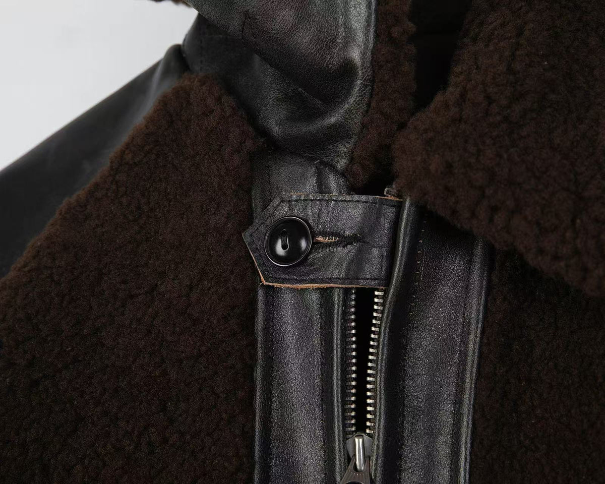 Grizzly Tea-Core Horsehide Leather Jacket