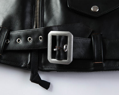 Double Rider Horsehide Leather Jacket