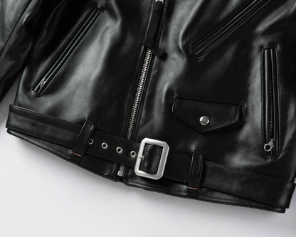 Double Rider Horsehide Leather Jacket