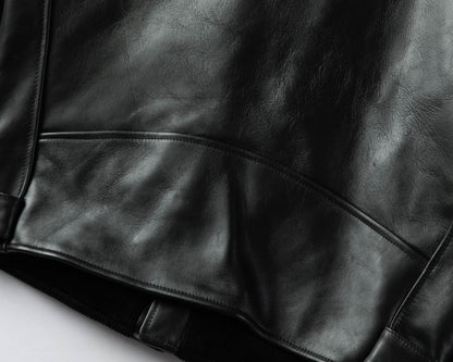 Double Rider Horsehide Leather Jacket