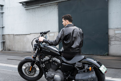 T-Back Tea-Core Horsehide Leather Jacket
