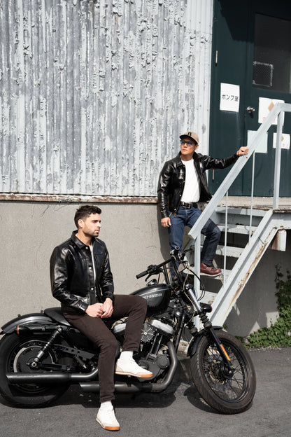 T-Back Tea-Core Horsehide Leather Jacket