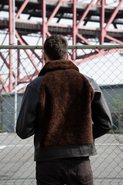 Grizzly Tea-Core Horsehide Leather Jacket