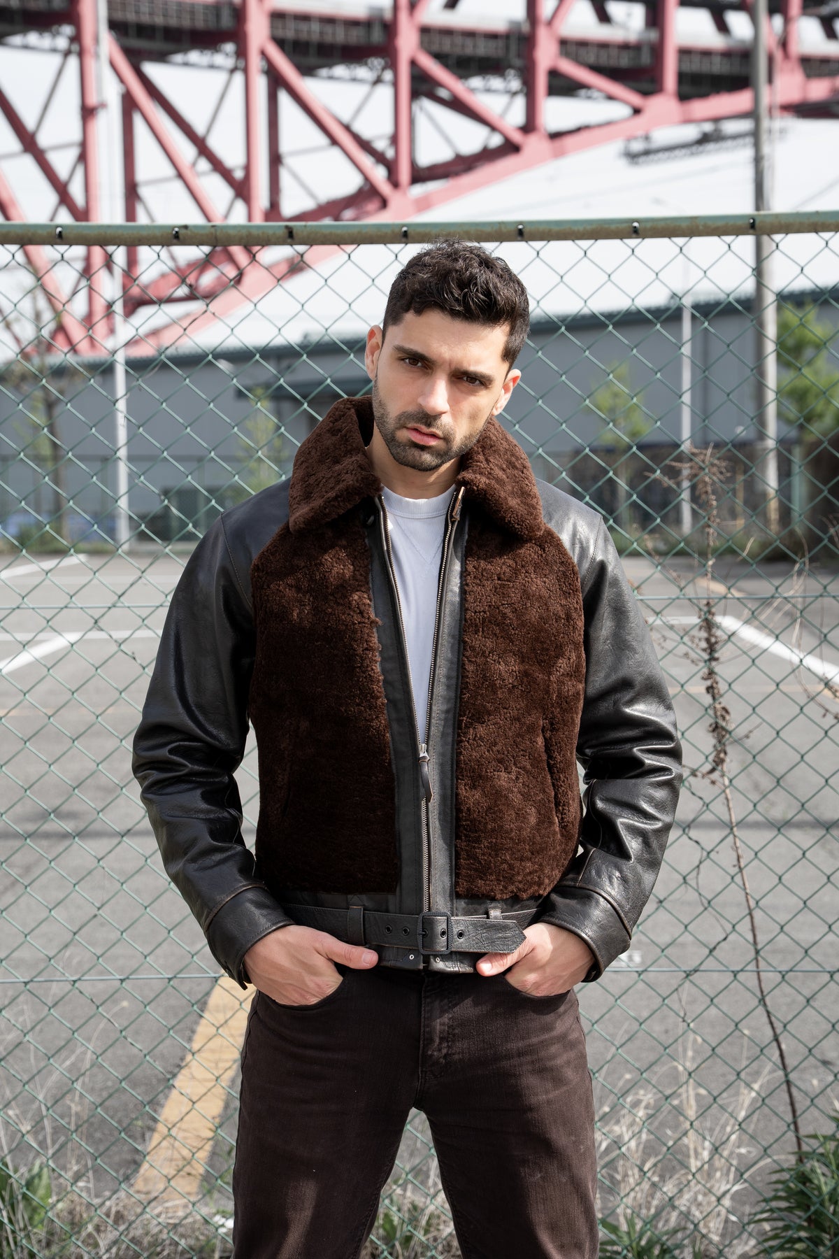 Grizzly Tea-Core Horsehide Leather Jacket