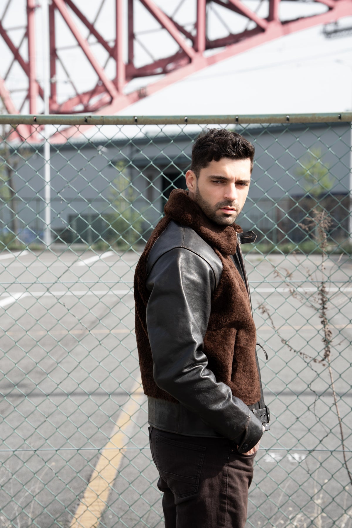 Grizzly Tea-Core Horsehide Leather Jacket