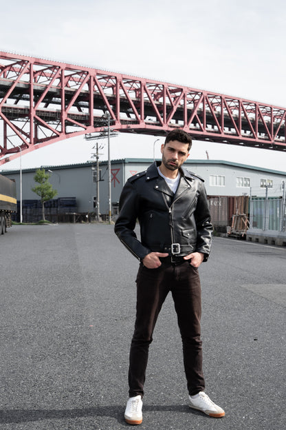 Double Rider Horsehide Leather Jacket