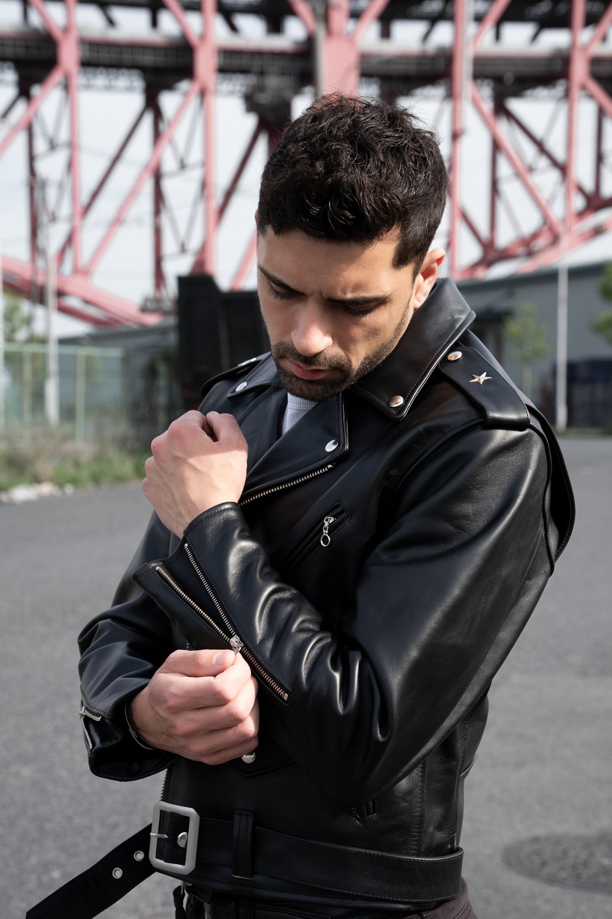 Double Rider Horsehide Leather Jacket