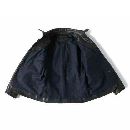 Tea-Core Horsehide Leather Car Coat