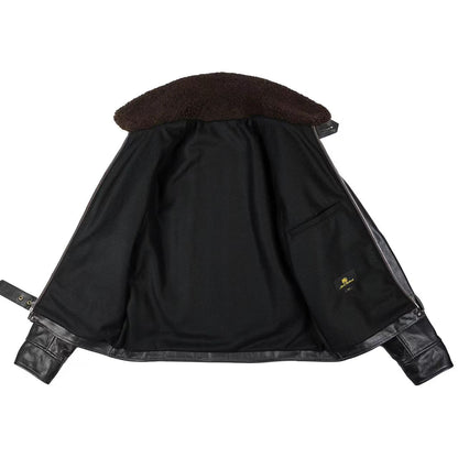 Grizzly Tea-Core Horsehide Leather Jacket