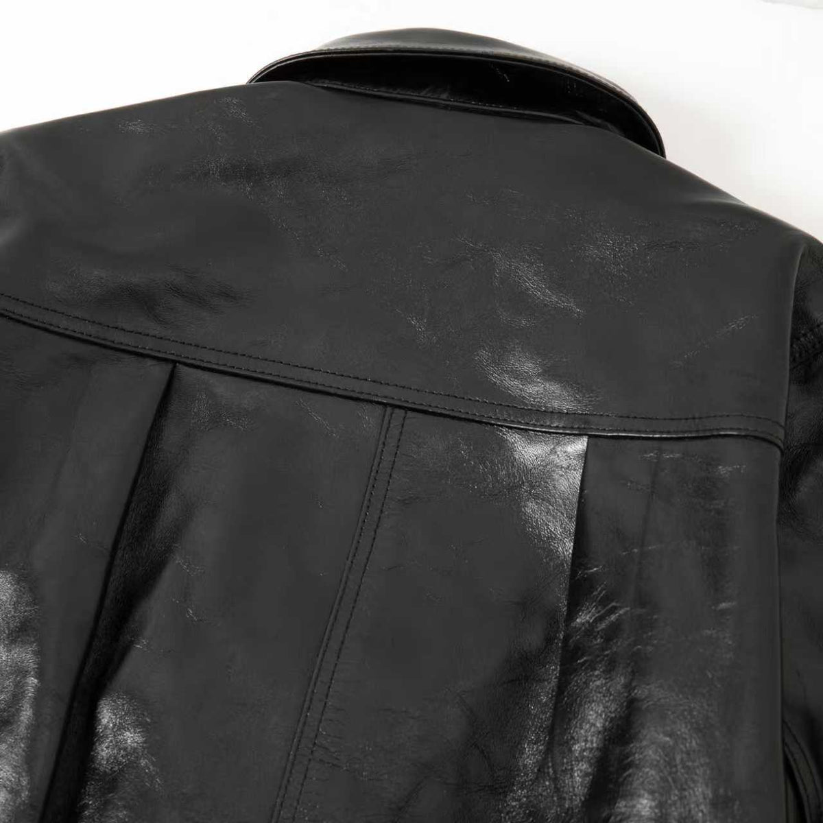 T-Back Tea-Core Horsehide Leather Jacket
