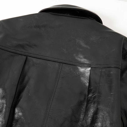 T-Back Tea-Core Horsehide Leather Jacket