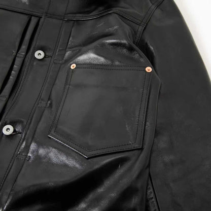 T-Back Tea-Core Horsehide Leather Jacket
