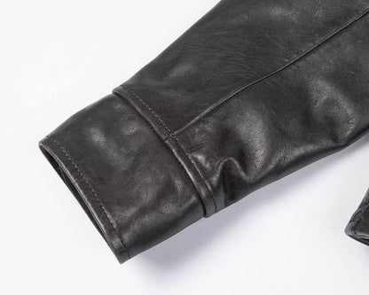 Grizzly Tea-Core Horsehide Leather Jacket