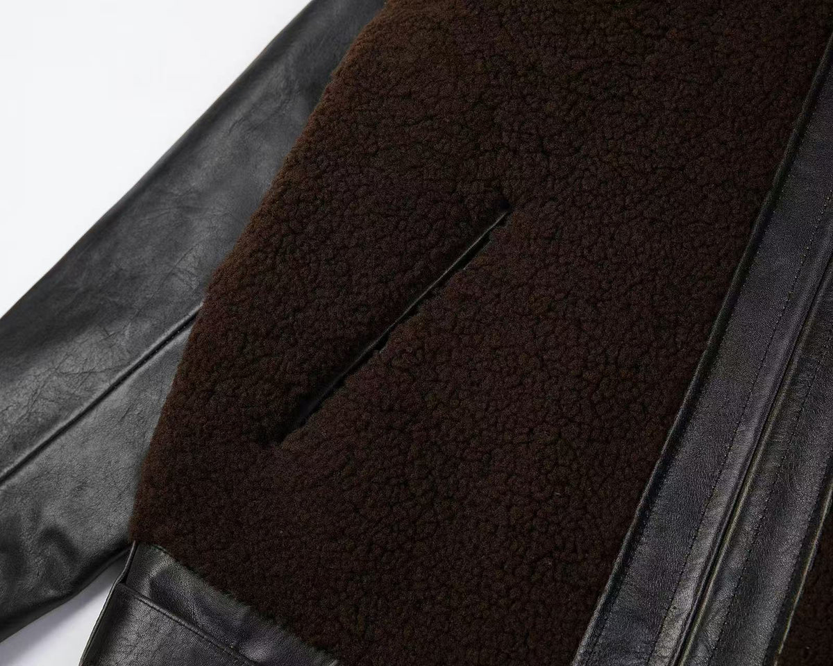 Grizzly Tea-Core Horsehide Leather Jacket